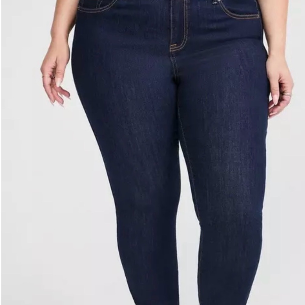 Torrid Dark Wash Skinny Jeans Size 16 Short NWT